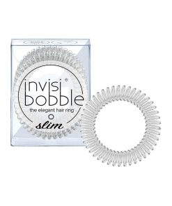Invisibobble Slim Crystal Clear 3pcs