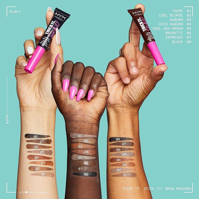 NYX PROF. MAKEUP Thick it. Stick it! Brow Mascara - Cool Ash Brown NYX PROF. MAKEUP Thick it. Stick it! Brow Mascara - Cool Ash Brown