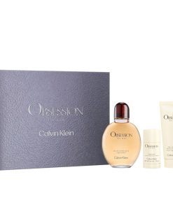 Giftset Calvin Klein Obsession for Men Edt 125ml + Aftershave Balm 100ml + Deostick 75g