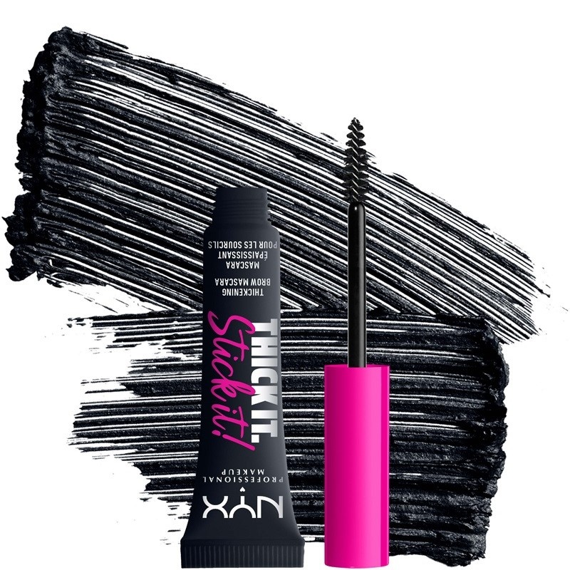 NYX PROF. MAKEUP Thick it. Stick it! Brow Mascara - Black NYX PROF. MAKEUP Thick it. Stick it! Brow Mascara - Black