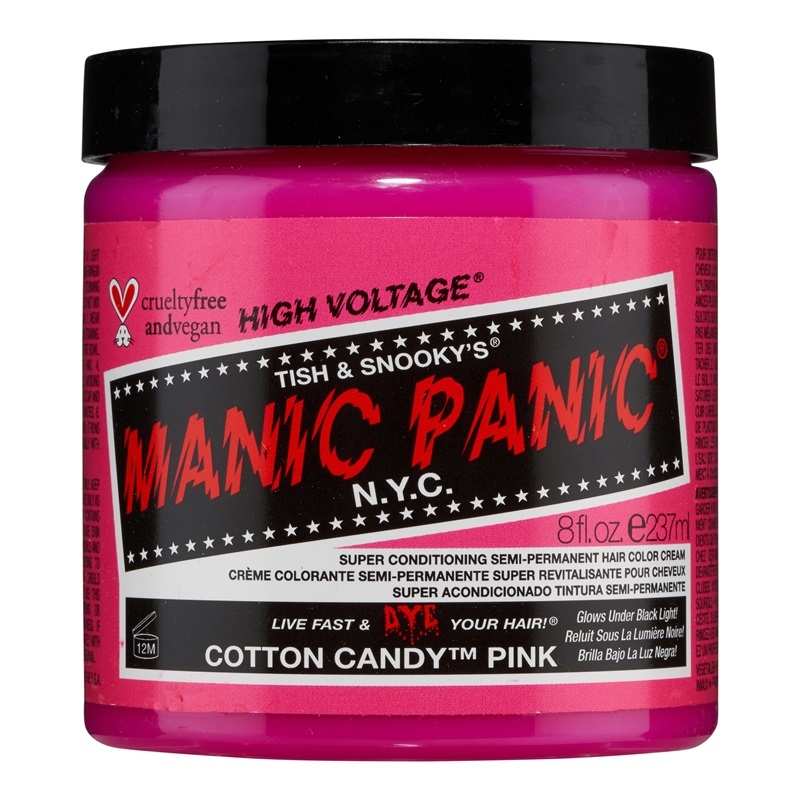 Manic Panic Cotton Candy Pink Classic Creme 237ml Manic Panic Cotton Candy Pink Classic Creme 237ml