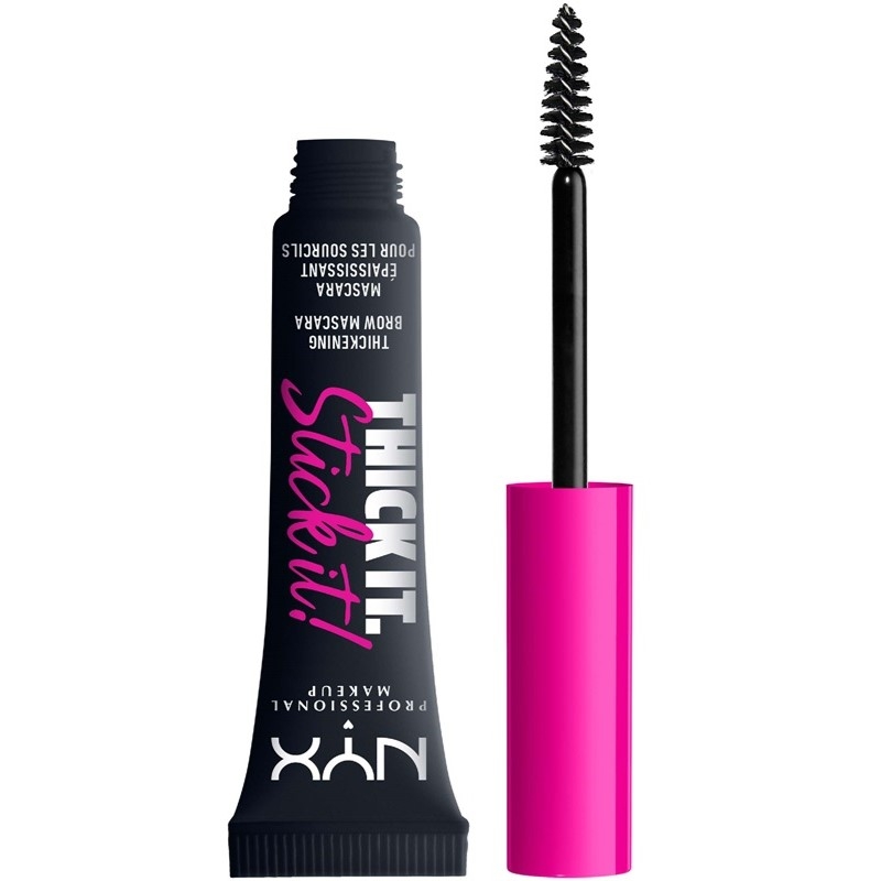 NYX PROF. MAKEUP Thick it. Stick it! Brow Mascara - Black NYX PROF. MAKEUP Thick it. Stick it! Brow Mascara - Black