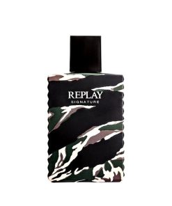 Giftset Replay Signature Man Edt 100ml + Pochette