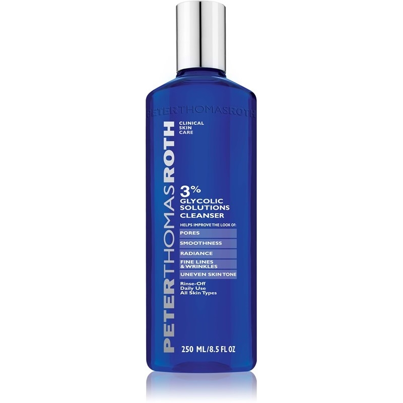 Peter Thomas Roth 3% Glycolic Solutions Cleanser 250ml Peter Thomas Roth 3% Glycolic Solutions Cleanser 250ml