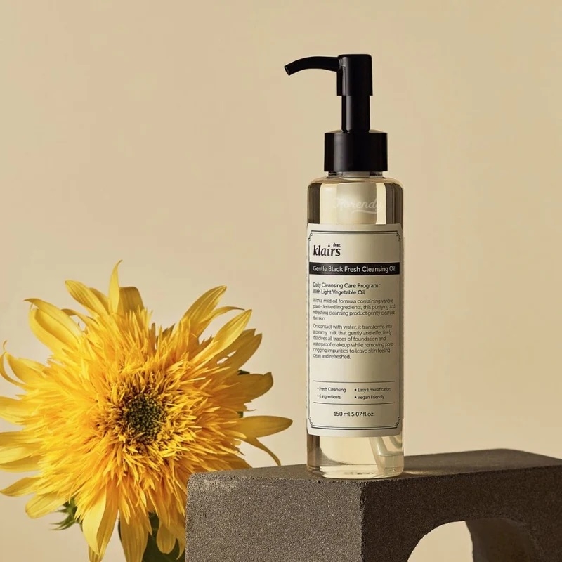 Klairs Gentle Black Fresh Cleansing Oil 150ml Klairs Gentle Black Fresh Cleansing Oil 150ml