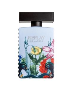 Giftset Replay Signature Secret Woman Edt 100ml + Pochette
