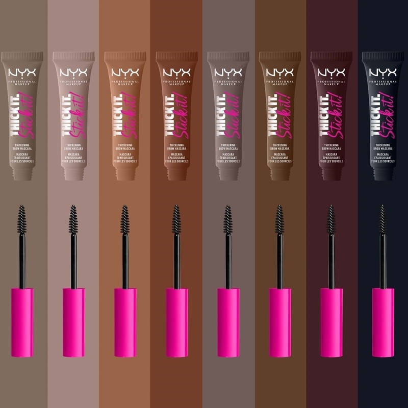 NYX PROF. MAKEUP Thick it. Stick it! Brow Mascara - Cool Ash Brown NYX PROF. MAKEUP Thick it. Stick it! Brow Mascara - Cool Ash Brown