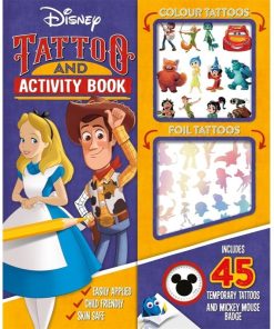Disney Tattoo And Activity Book
