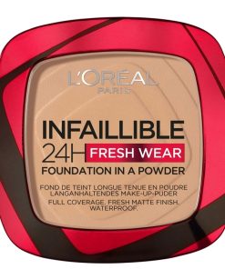L'Oreal Infaillible 24h Fresh Wear Powder Foundation Golden Beige 140