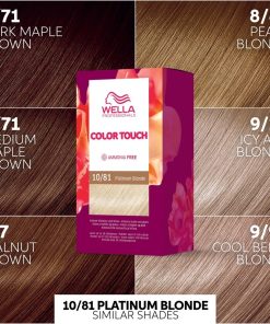 Wella Color Touch Rich Naturals 10/81 Platinum Blonde