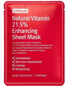 By Wishtrend Natural Vitamin 21.5% Enhancing Sheet Mask