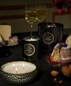 Voluspa 3-Wick Candle Decorative Tin Crisp Champagne 340g