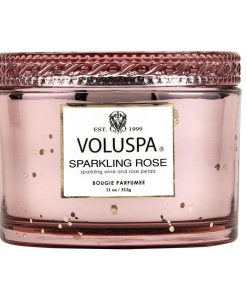 Voluspa Corta Maison Glass Candle Sparkling Rose 312g