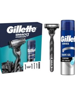 Giftset Gillette Mach3 Charcoal 2pcs