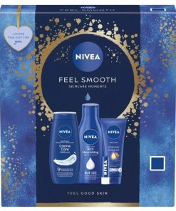 Giftset Nivea Feel Smooth Skincare Moments 4pcs