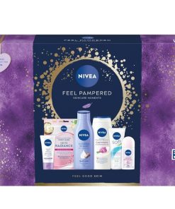 Giftset Nivea Feel Pampered Skincare Moments 6pcs