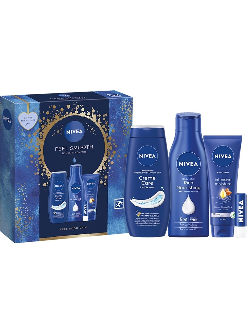 Giftset Nivea Feel Smooth Skincare Moments 4pcs Giftset Nivea Feel Smooth Skincare Moments 4pcs