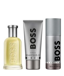 Giftset Hugo Boss Bottled Edt 100ml + Shower Gel 100ml + Deospray 150ml