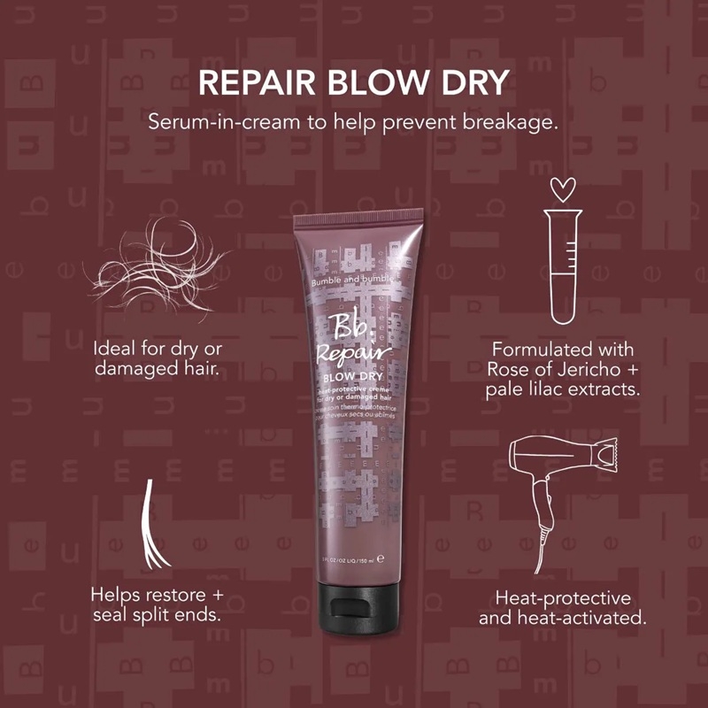 Bumble and bumble Repair Blow Dry 150ml Bumble and bumble Repair Blow Dry 150ml