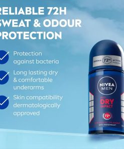 Nivea Men Dry Impact Roll On 50ml