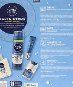 Giftset Nivea Men Shave & Hydrate 4pcs