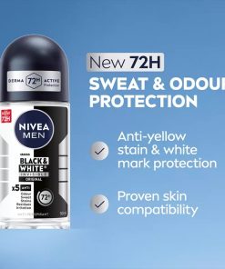 Nivea Men Invisible Black & White Power Roll On 50ml