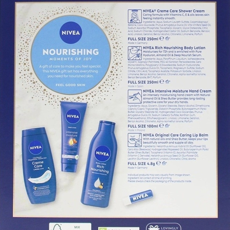 Giftset Nivea Nourishing Moments Of Joy 4pcs Giftset Nivea Nourishing Moments Of Joy 4pcs