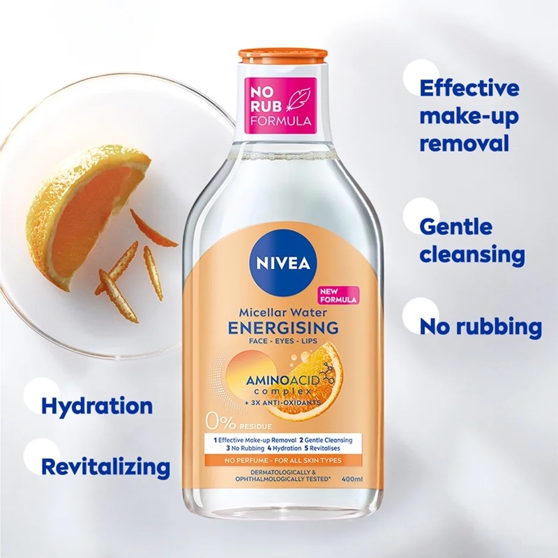 Nivea Micellar Water Energising 400ml Nivea Micellar Water Energising 400ml