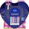 Giftset Nivea Kissable Moments Of Lip Joy 4pc