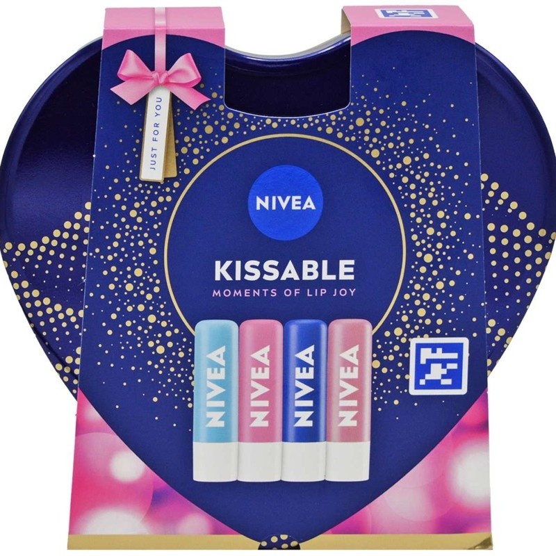 Giftset Nivea Kissable Moments Of Lip Joy 4pc Giftset Nivea Kissable Moments Of Lip Joy 4pc