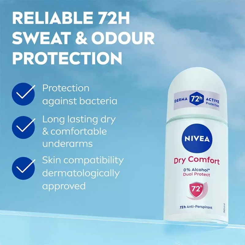 Nivea Dry Comfort Roll On 50ml Nivea Dry Comfort Roll On 50ml