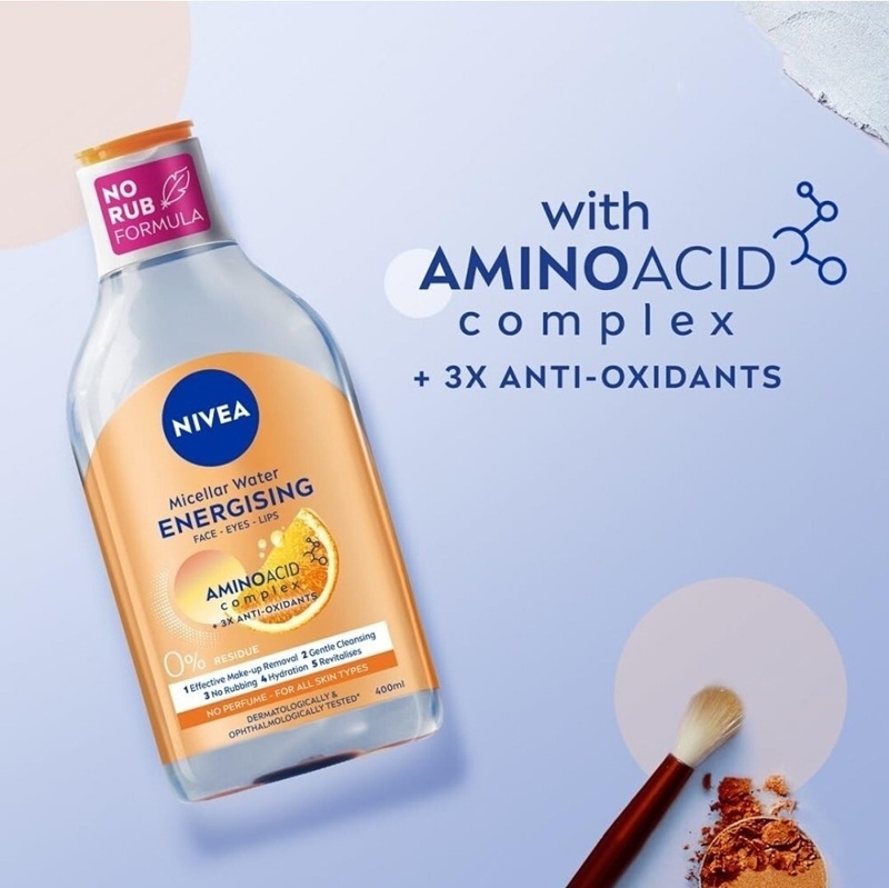 Nivea Micellar Water Energising 400ml Nivea Micellar Water Energising 400ml