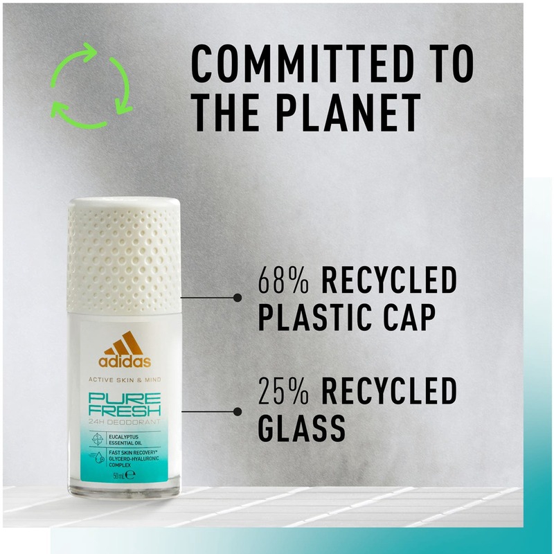 Adidas Pure Fresh 24H Deo Roll-on 50ml Adidas Pure Fresh 24H Deo Roll-on 50ml