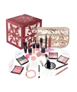 Zmile Cosmetics Beauty Advent Calendar Snowflake Puzzle Cube Cherry Red